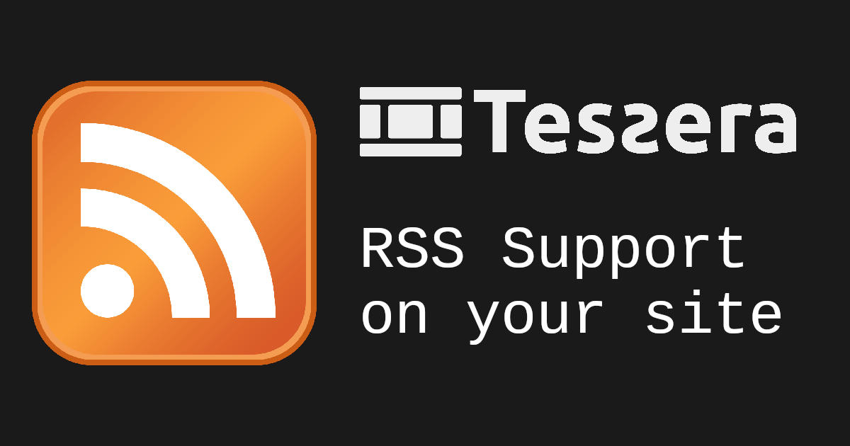 RSS support on your site