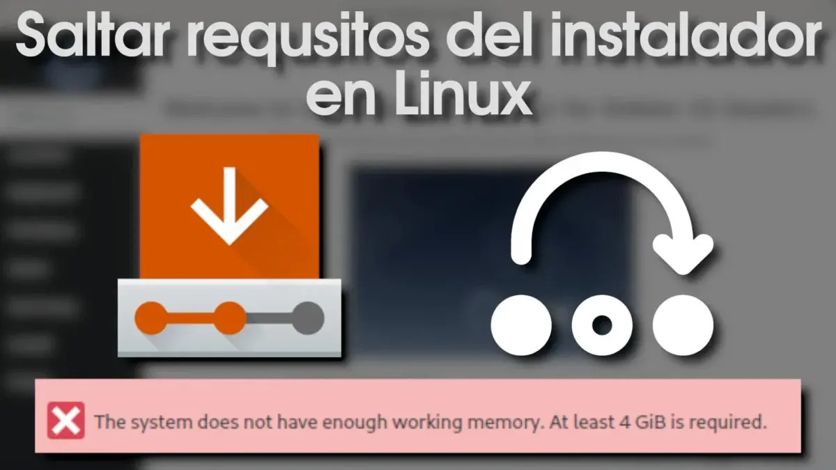 Saltar requisitos del instalador en Linux (Calamares)