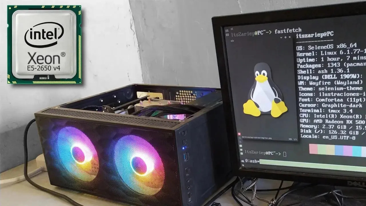 ¿PC Xeon de AliExpress con Linux? - Detalles de mi PC