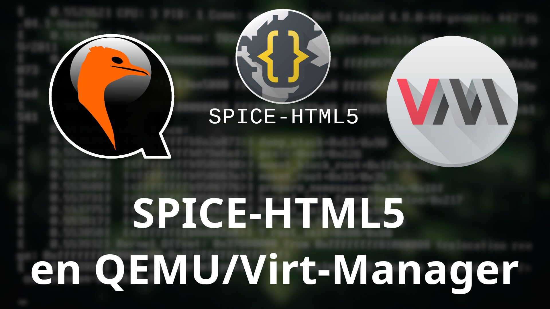 Cómo usar spice-html5 en qemu/virt-manager