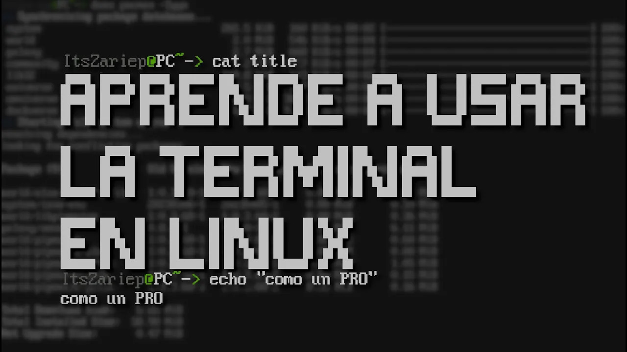 Conviertete en un PRO usando la terminal en linux: Introducción a la linea de comandos