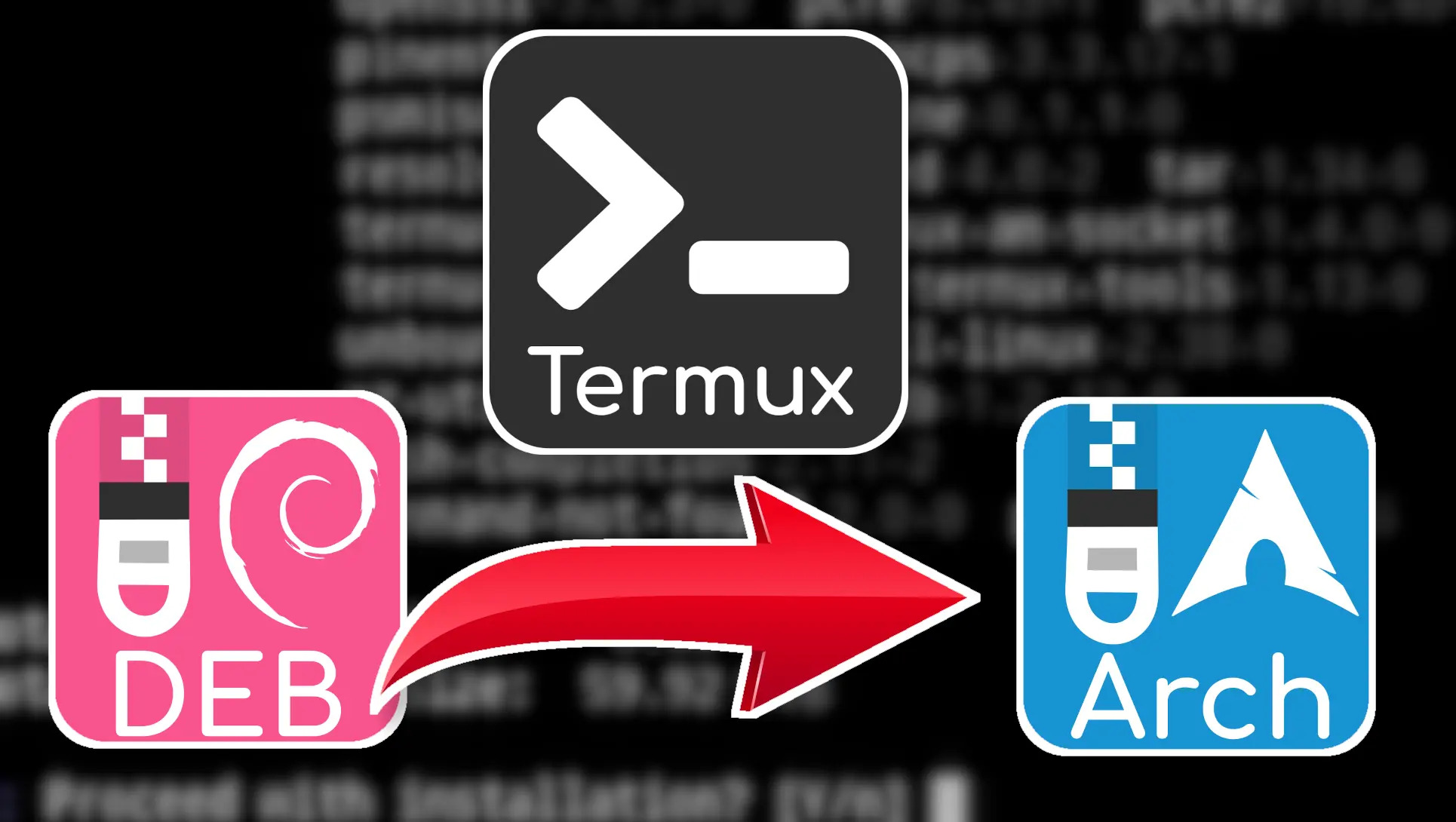 Termux: Reemplazar DPKG/APT por pacman