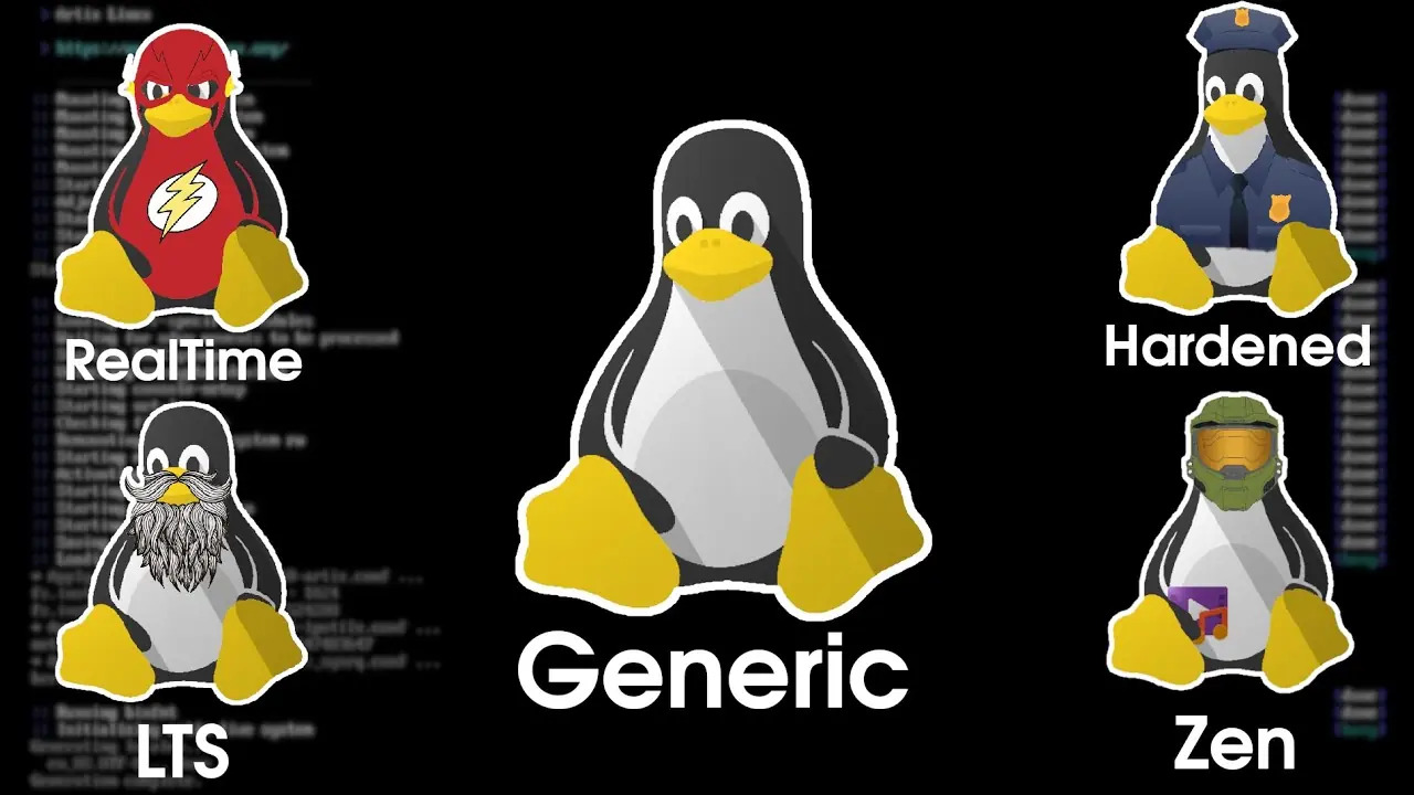 ¿Que tipos/variantes del kernel Linux existen?